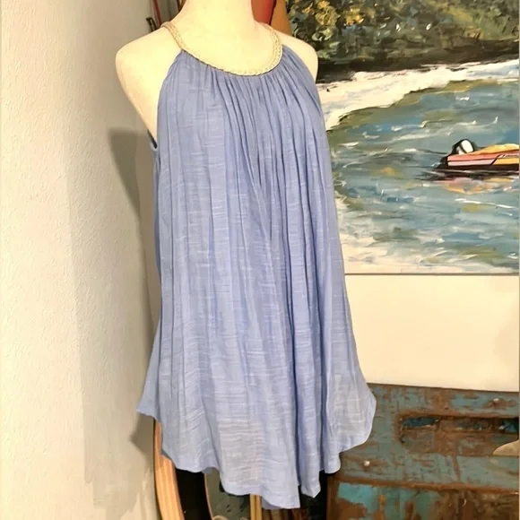 ⭐️Sand & Spirit Periwinkle Braided
Metallic Sundress, Excellent Condition,Size M - Picture 14 of 16